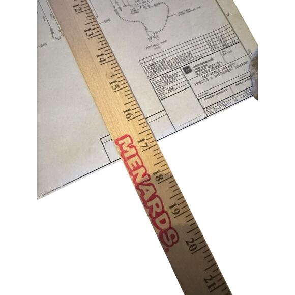 Sea World Orlando Brewery Anheuser Busch 1991 Engineering Blueprint Schematic - Picture 5 of 7